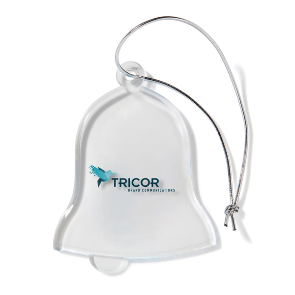BELL SHAPED USA MADE ACRYLIC ORNAMENT