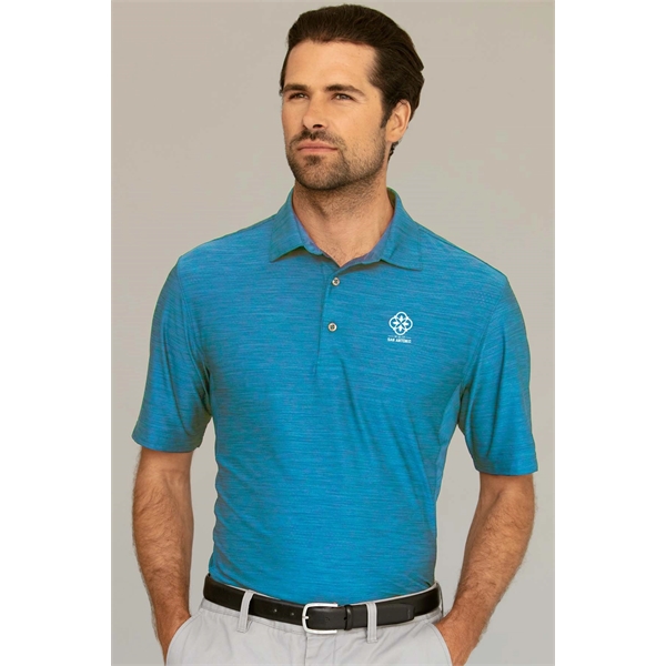 Greg Norman Play Dry® Heather Solid Polo