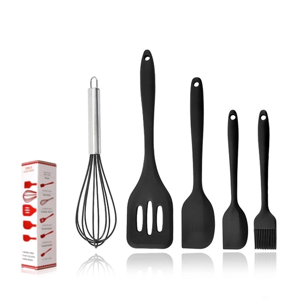 5 Pieces Silicone Kitchenware Set