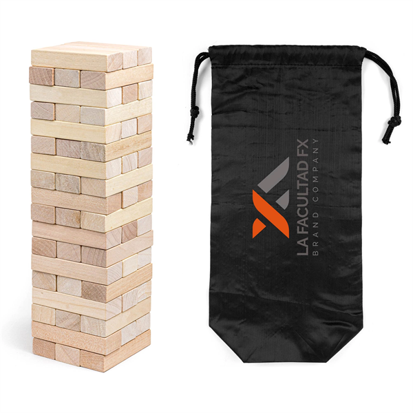 Stacking Puzzle Set with Polyester Pouch