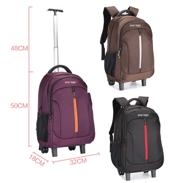 Multifunctional Waterproof Laptop Trolley Backpack