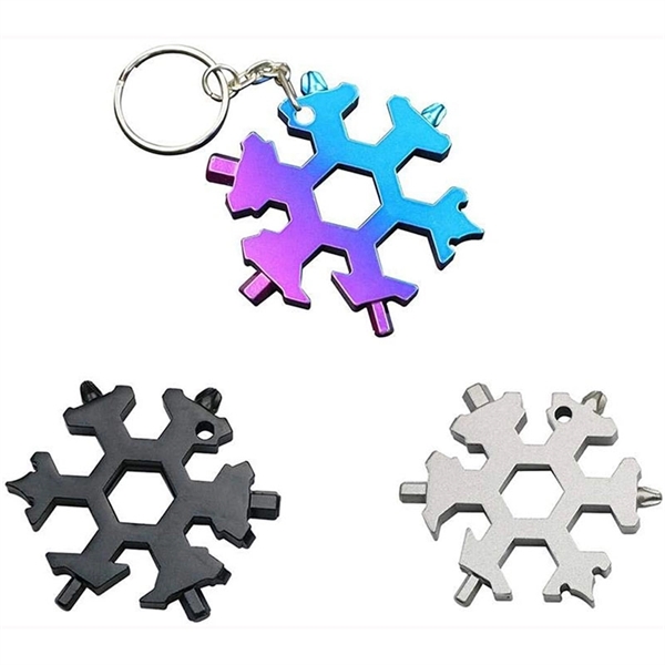 Snowflake Wrench 19-in-1 Portable Outdoor Tool