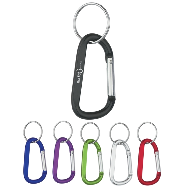 6MM Carabiner with Split Ring