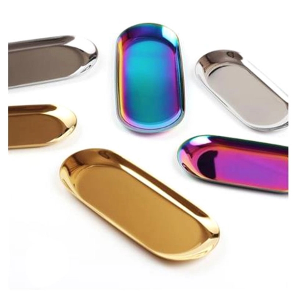 7 inch Oval Stainless Steel Tray