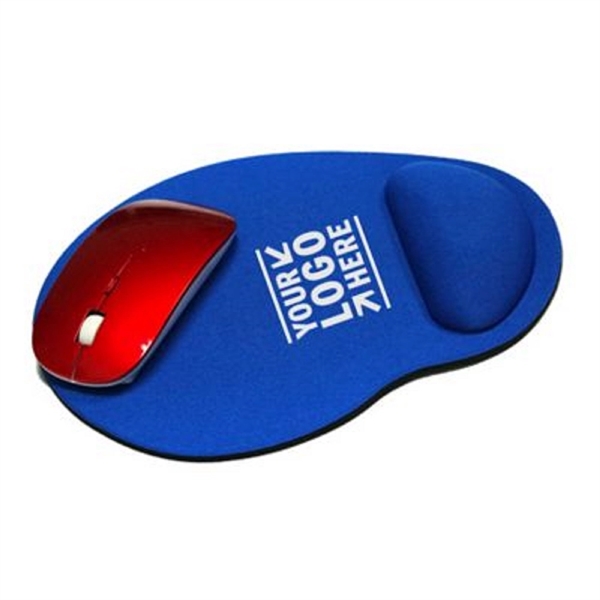 Mouse Pad with Gel Wrist Rest