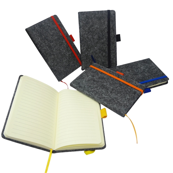 Felt Cover Journal Planner Notebook With Elastic Band