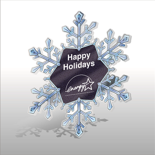 Acrylic Holiday Snowflake Christmas Ornament
