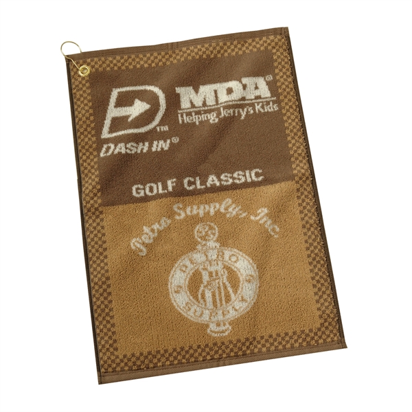 16 x 24, 4 lb., Custom Woven Jacquard Sport / Bar Towel