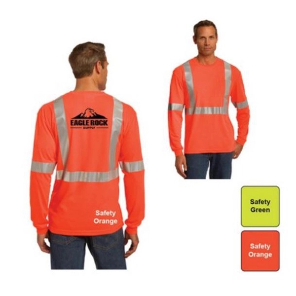 ANSI 107 Class 2 Long Sleeve Safety T-Shirt