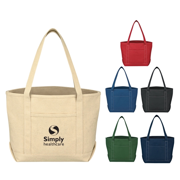 Medium-sized Cotton Boat Tote