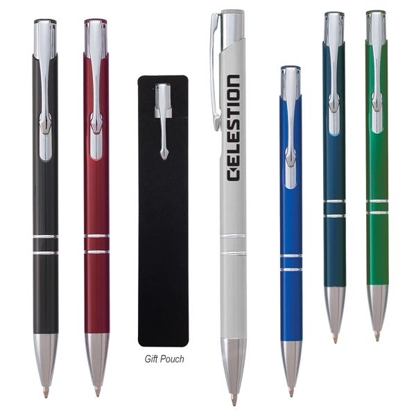 Brilliant Plunger Action Aluminium Pen