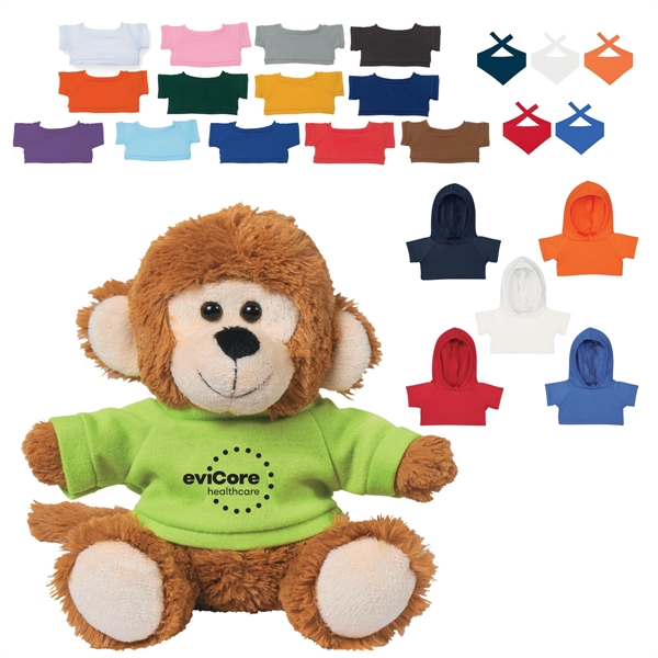 6" Cuddly Monkey
