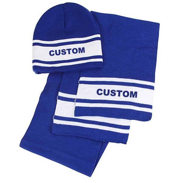 Winter Beanie and Scarf Set
