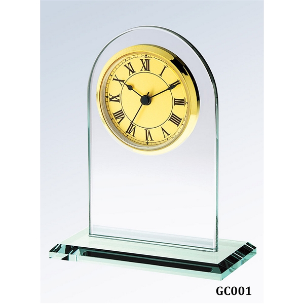 Jade Glass Clock Award Series in Six Different Styles
