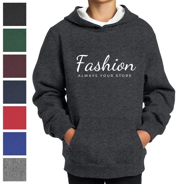 9 Oz. Kids' Pullover Hooded Sweatshirt