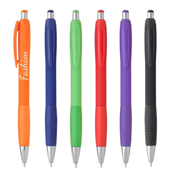 Rubberized Grip Writing Pen