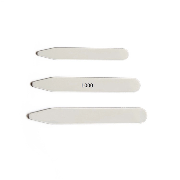Metal Silver Collar Stays