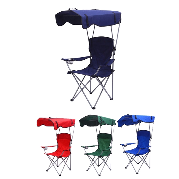 Camp Chairs with Shade Canopy Chair Folding Camping 