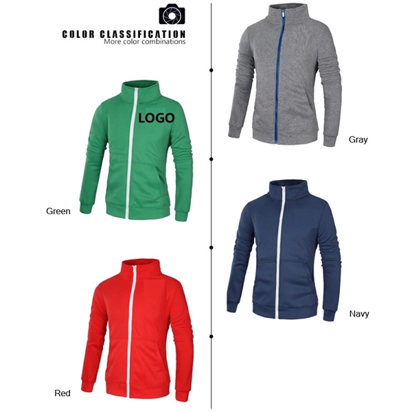 Men Full-Zip Sweater Jacket