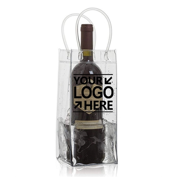 Transparent Wine Cooler Bags, Clear Wine Pouch Cooler Bags