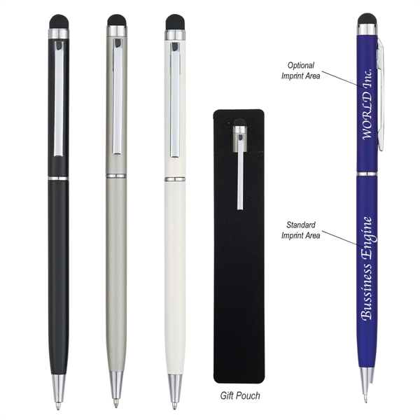 Sleek Aluminium Pen with Stylus