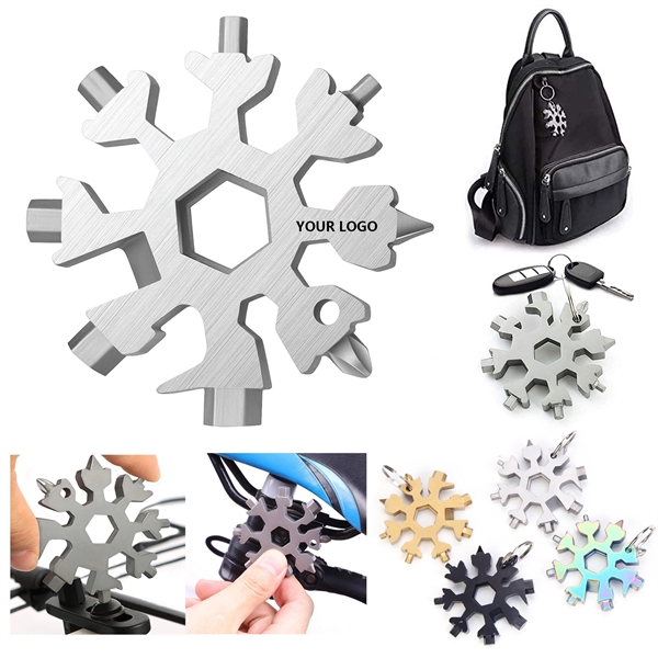 18 in 1 Snowflake Multifunction Tool
