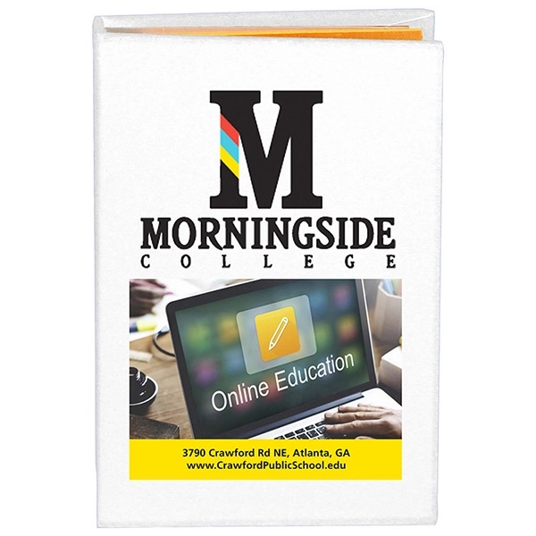 PhotoImage® Full Color Imprint Compact Sticky Notes and Flag