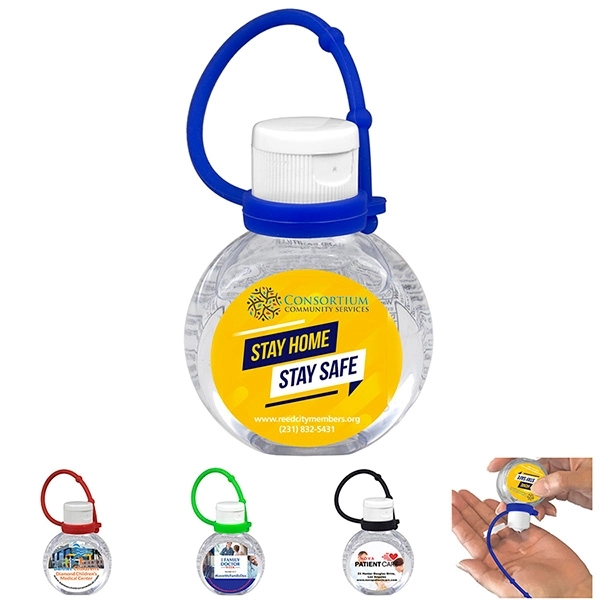 1 oz.Hand Sanitizer Antibacterial Gel with Adjustable Strap