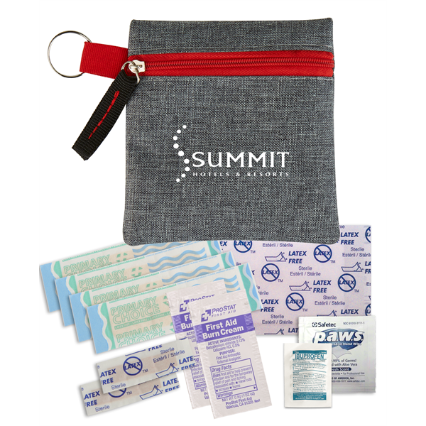 Heathered Mini First Aid Kit