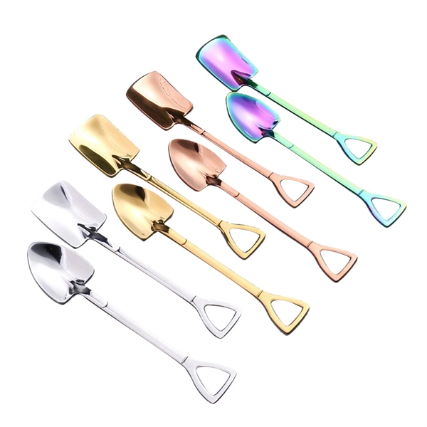 Cute stainless steel mini shovel spoon