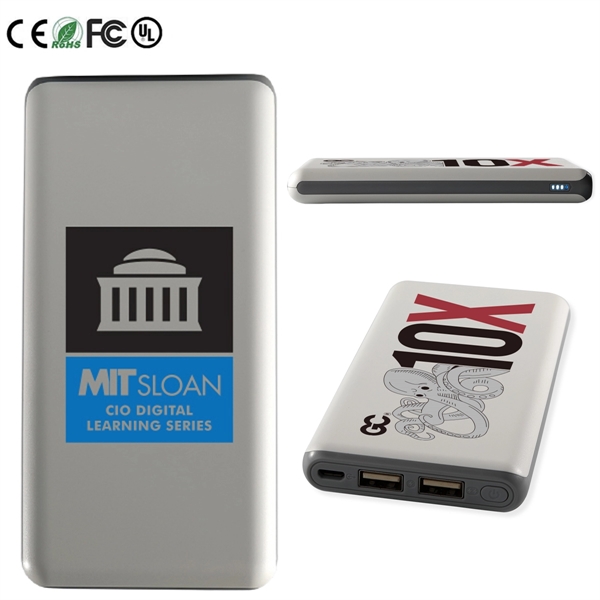 Executive Power Bank Dual Port - 10000mAh UL certified
