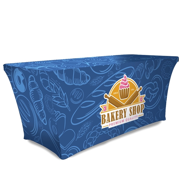 6ft Stretch Table Throw - 4 Sided