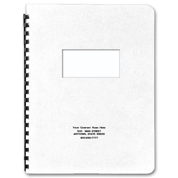 Cover - Report, Punch & Bind With Window