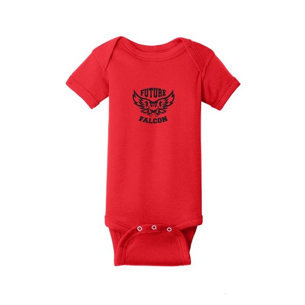 SCRFF1 Infant Short Sleeve Baby Rib Bodysuit $11.95