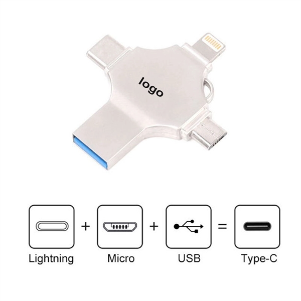 USB Flash - 4 in 1 Memory Expansion Stick Thumb Drive