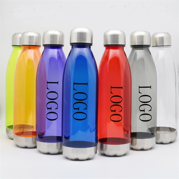 Steel base Soda 24oz tritan water bottle