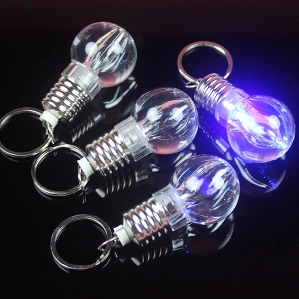 Flashlight Key Chain Bulb Shape