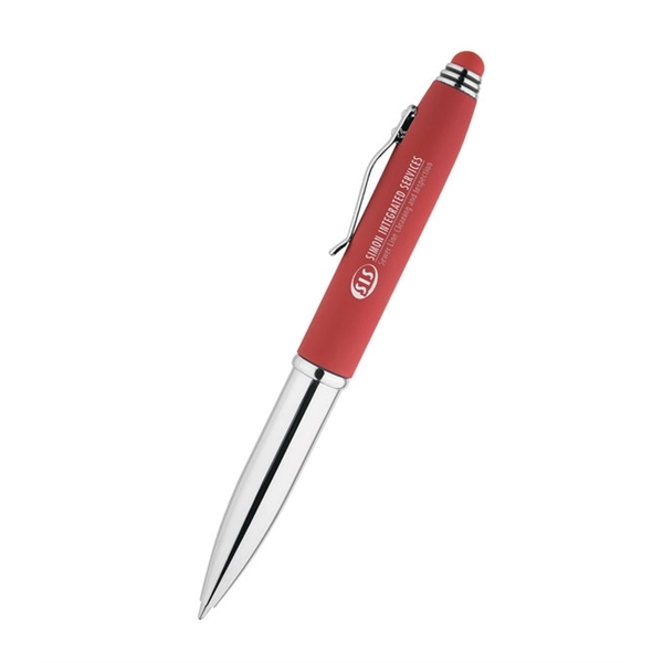 Crowne Triple Function Soft Touch Pen