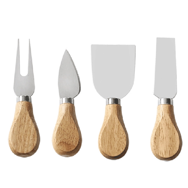 4 Pcs Travel Cheese Knives Set