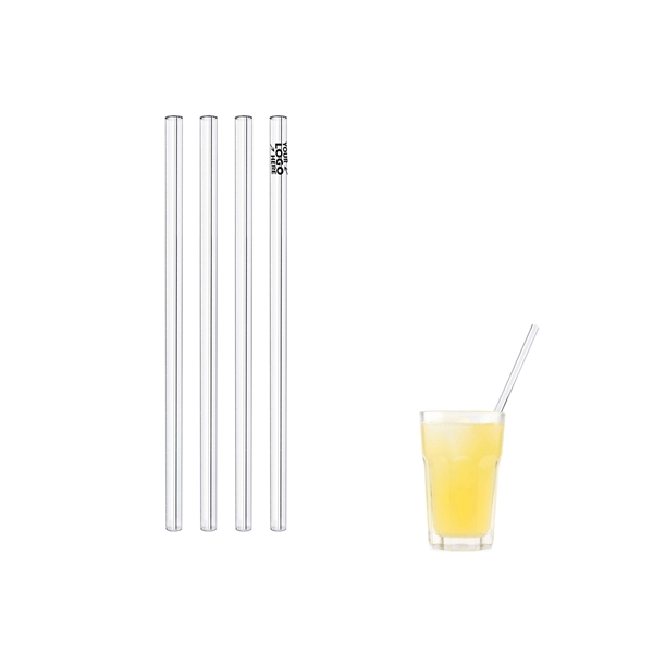 Reusable Straight Glass Drinking Straw