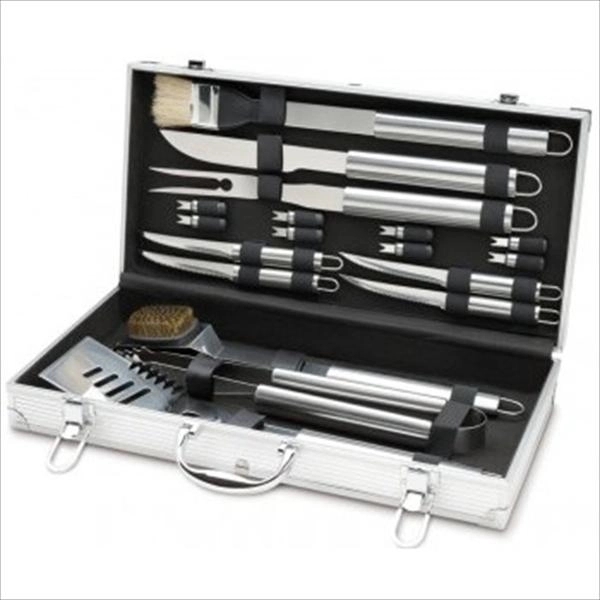18 Piece Stainless Steel BBQ Set