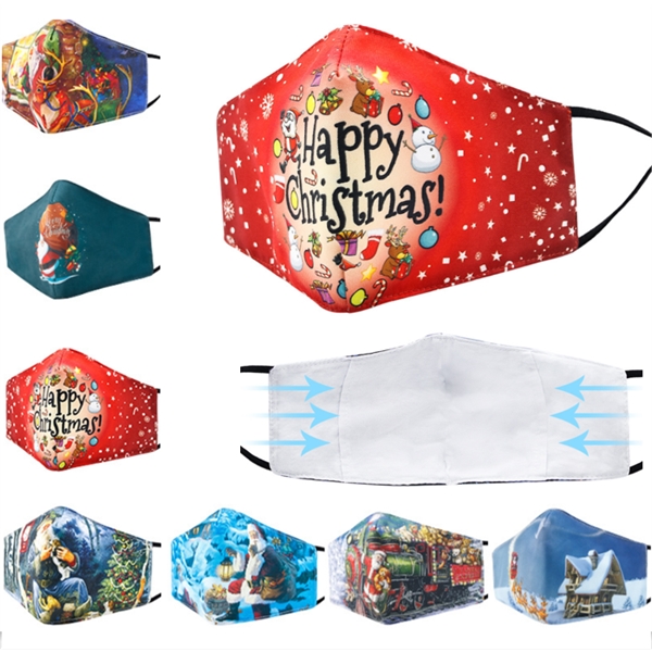 Christmas 3-layer Cotton Mask