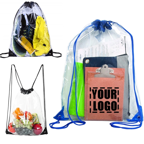Waterproof String Backpack Clear Bag