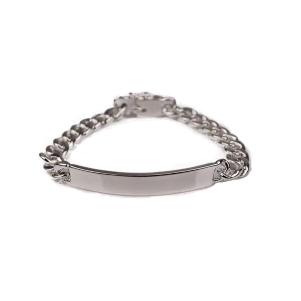 Men's Curb Link ID Bracelet