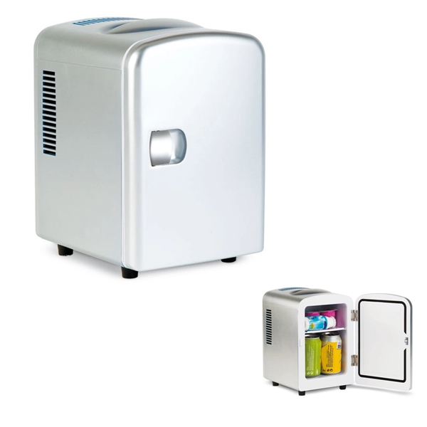 Mini Fridge 4 Liter/6 Can AC/DC Portable Cooler 