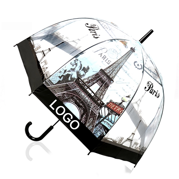 Eiffel Tower Building Birdcage Umbrella