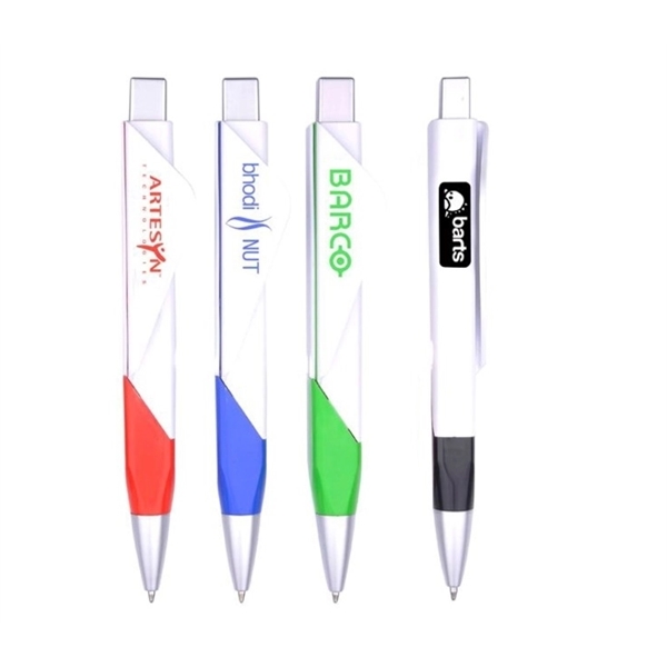 Business Card Holder Plastic Pen