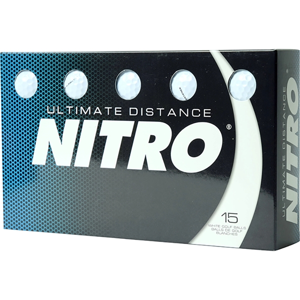 Nitro Ultimate Distance Golf Balls 15 per Pack