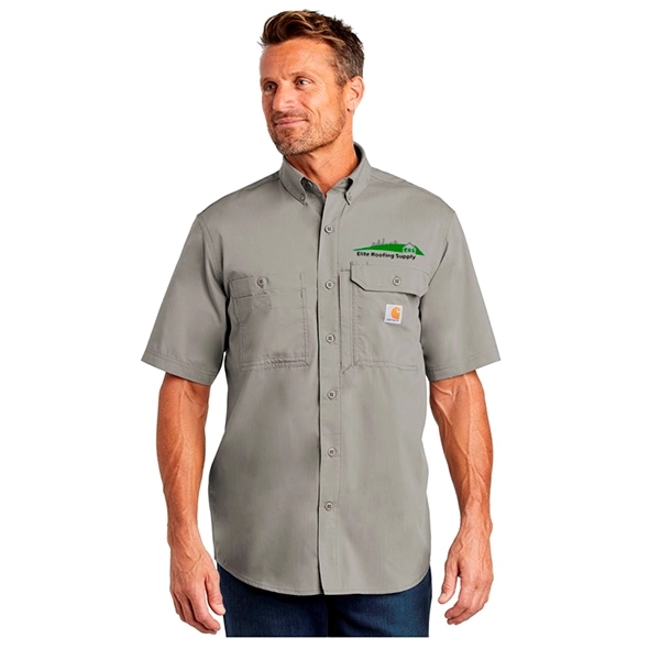 Carhartt Force Ridgefield Solid Short Sleeve Shirt.
