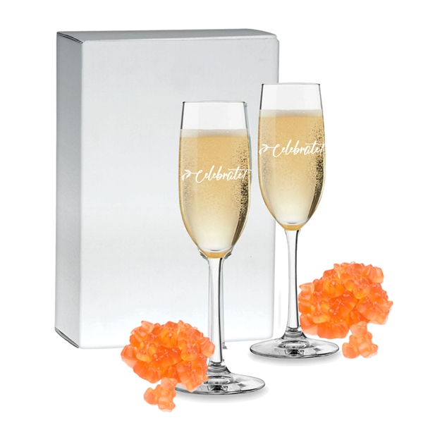 Champagne Flutes Gift Set